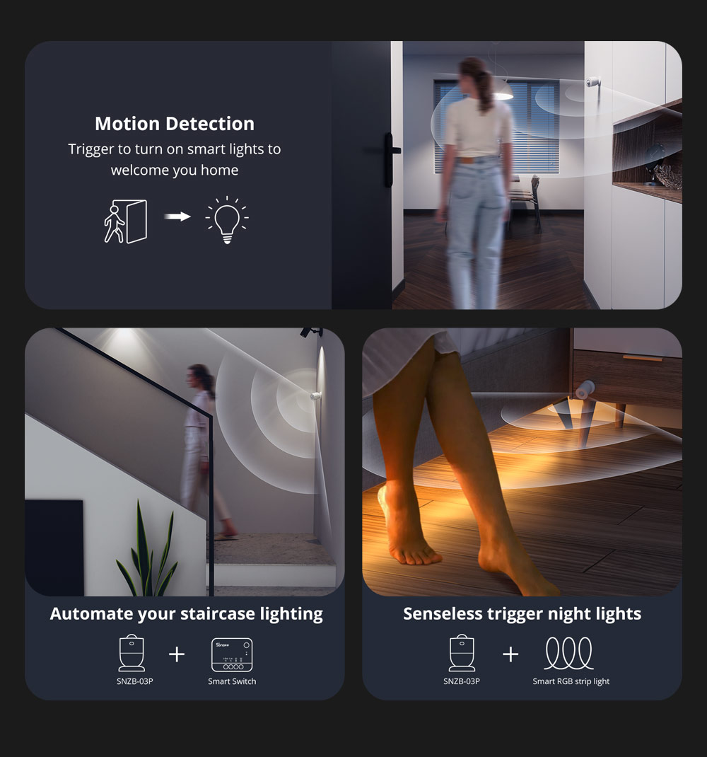 SONOFF SNZB-03P Zigbee Motion  - Sonoff recension och pris