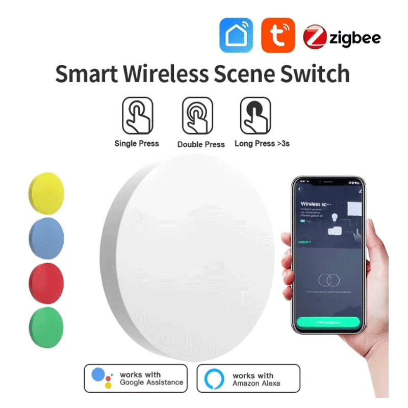 Tuya ZigBee Smart Wireless But - Home Assistant Tuya recension och pris