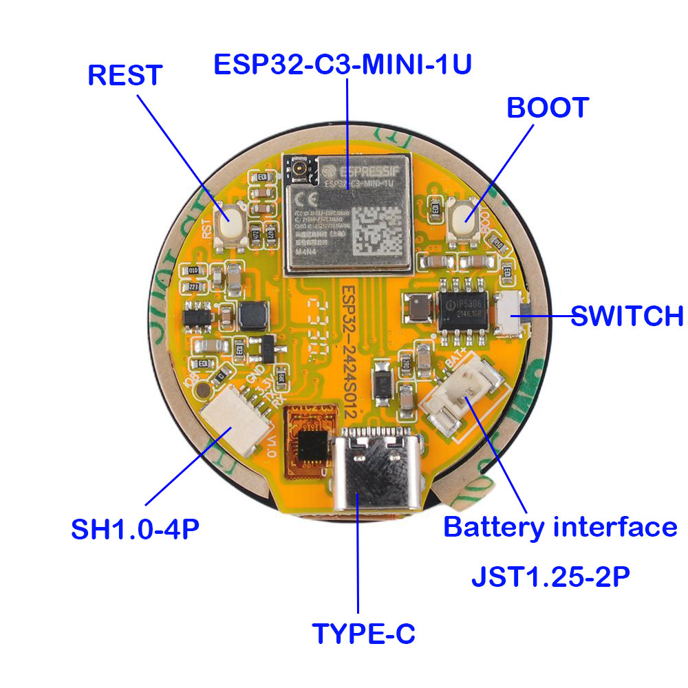 ESP32 Display 1.28 inch ESP32- - Smart Home Module Iot recension och pris