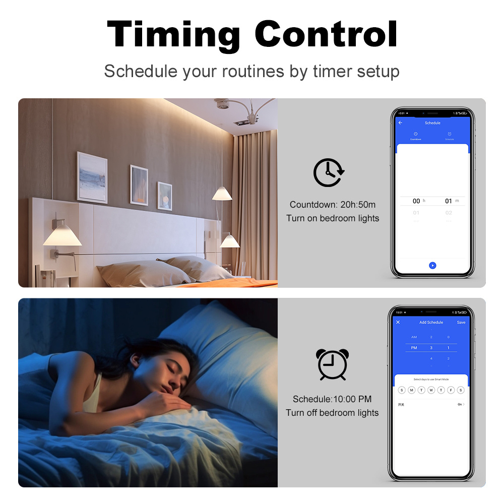 Manhot Smart zigbee Switch No  - Smart Relay Tuya recension och pris