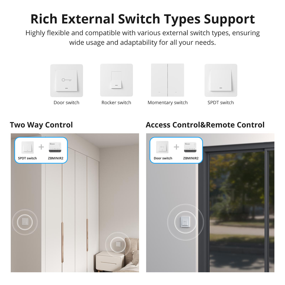 SONOFF ZBMINIR2 Zigbee Smart S - Sonoff recension och pris