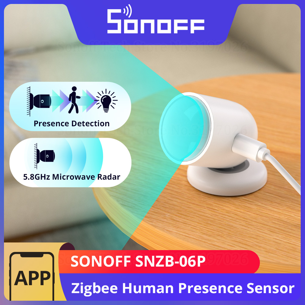 SONOFF SNZB-06P Zigbee Human P - Sonoff Basic recension och pris