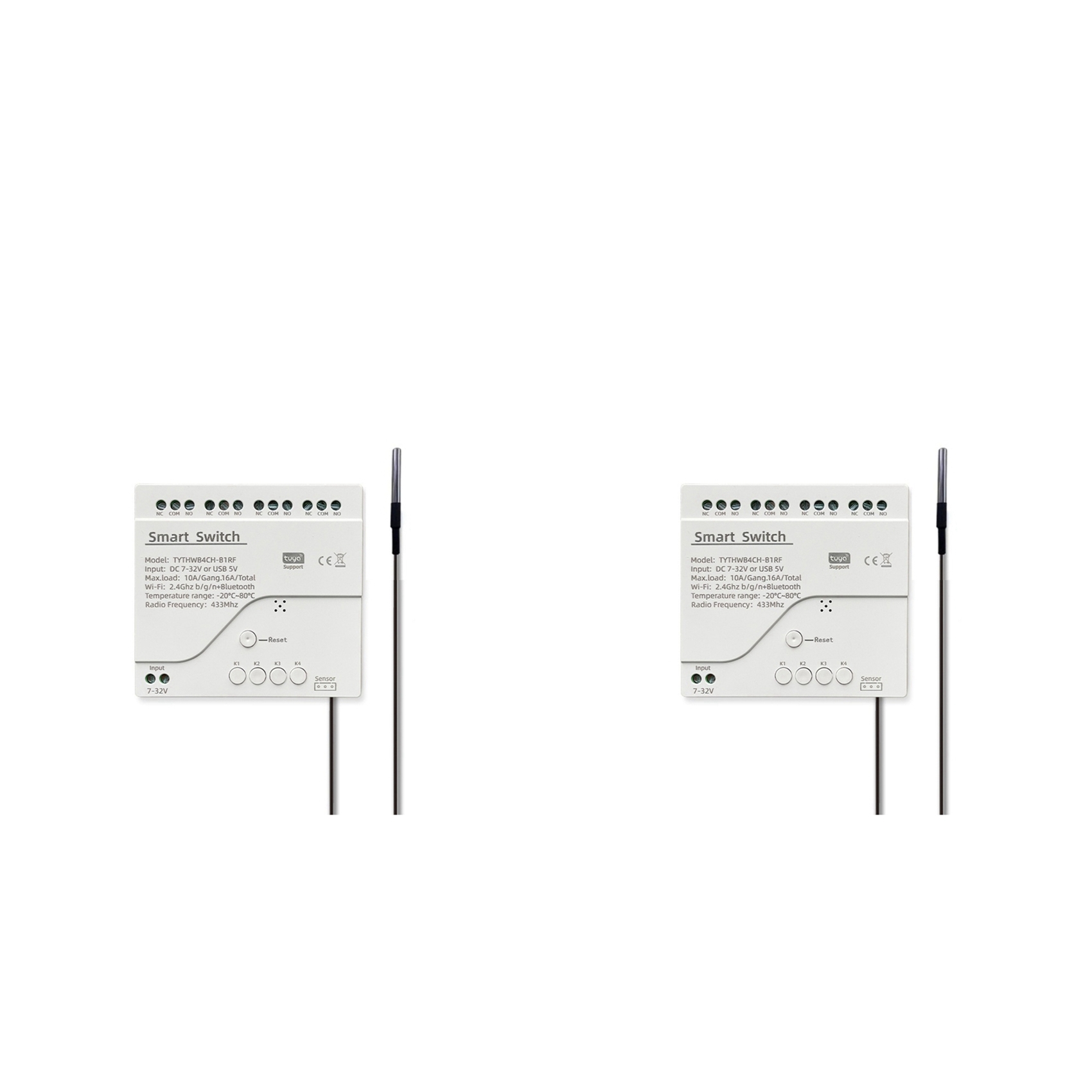 B44C 2X Tuya Wifi DC 7-32V 4 C - Tuya 4 Channel recension och pris