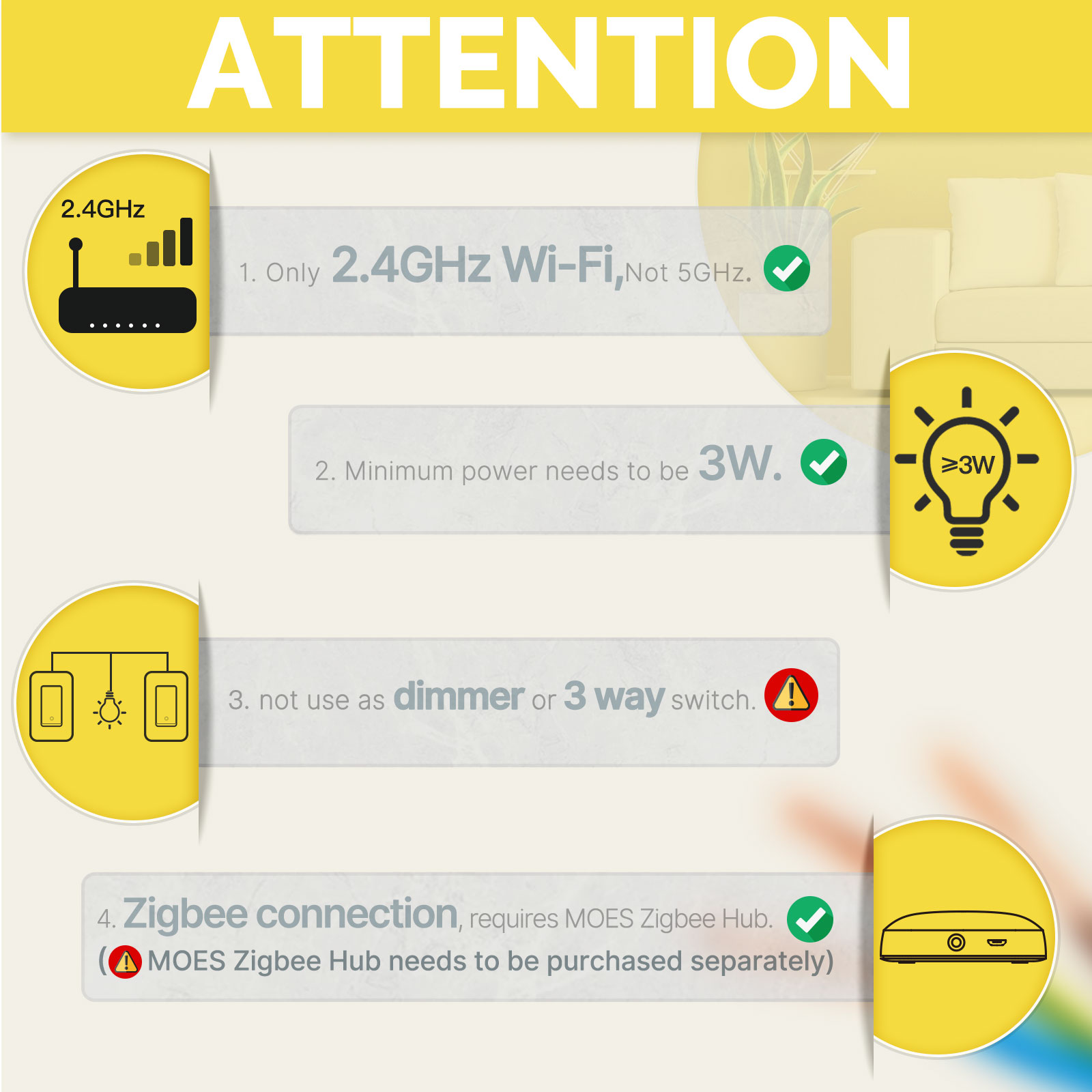 MOES US Standard Zigbee Smart  - Smart Relay Tuya recension och pris