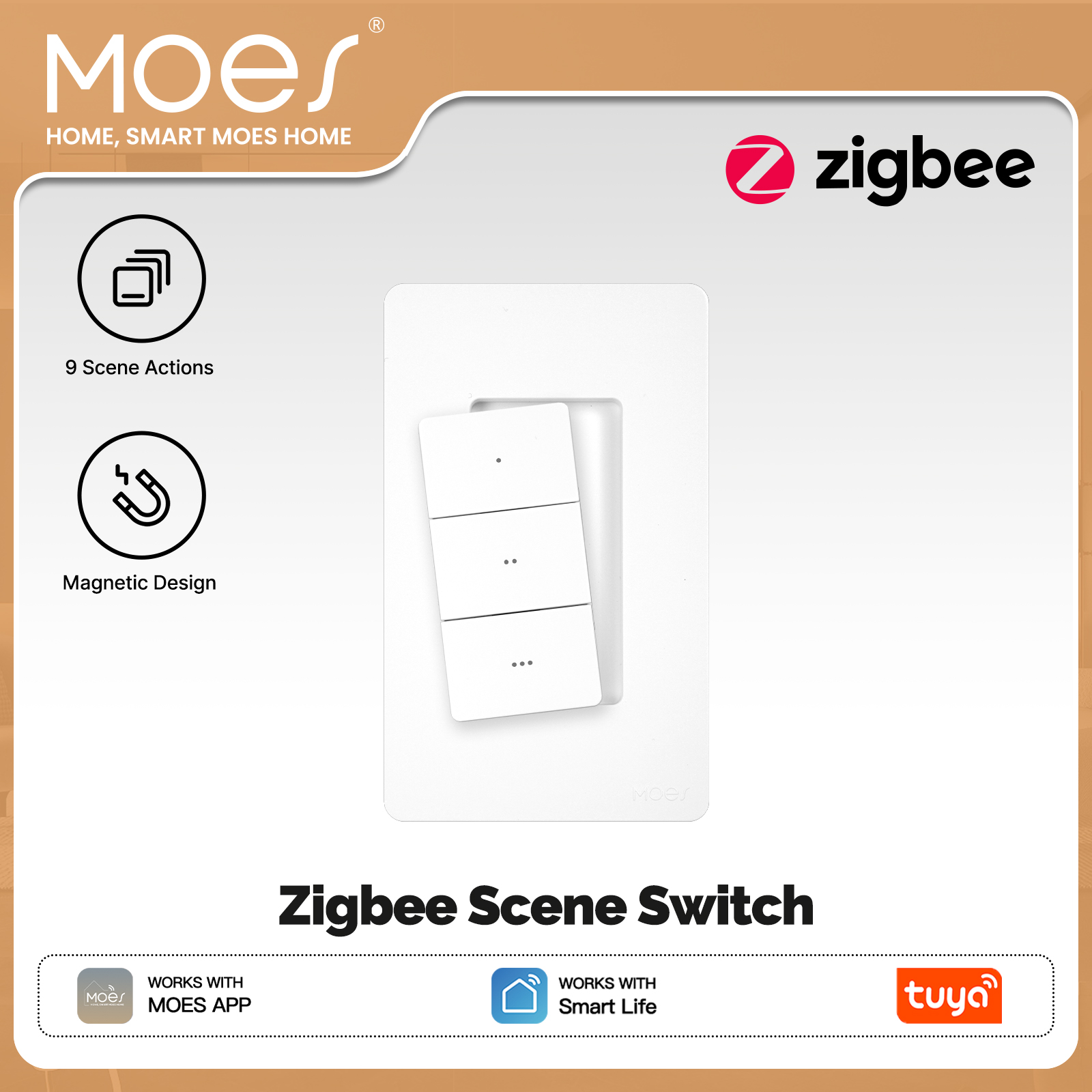 MOES Tuya Zigbee Smart Wireles - Smart Relay Tuya recension och pris