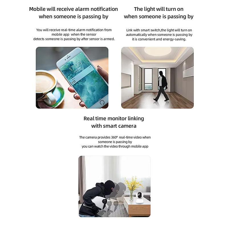 Smart PIR Motion Sensor WiFi Z - Home Assistant Tuya recension och pris