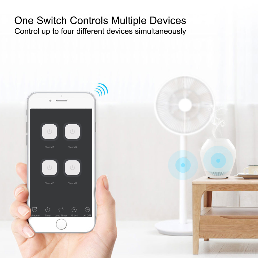 4 Channel Wifi Circuit Breaker - Tuya 4 Channel recension och pris