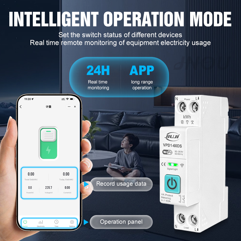 Smart WiFi DIN Rail Switch 1P  - Smart Relay Tuya recension och pris