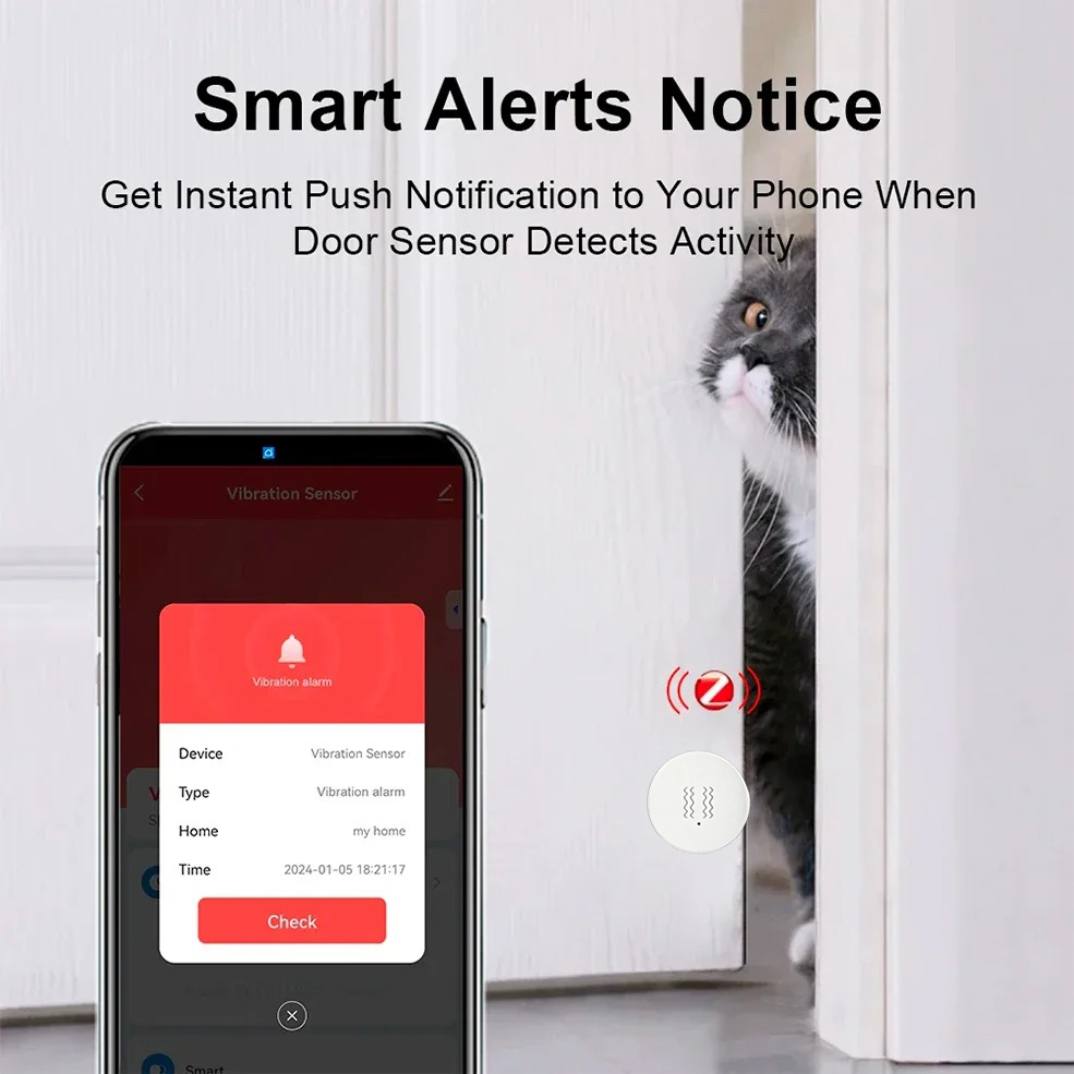 Tuya ZigBee Smart Vibration &  - Home Assistant Tuya recension och pris