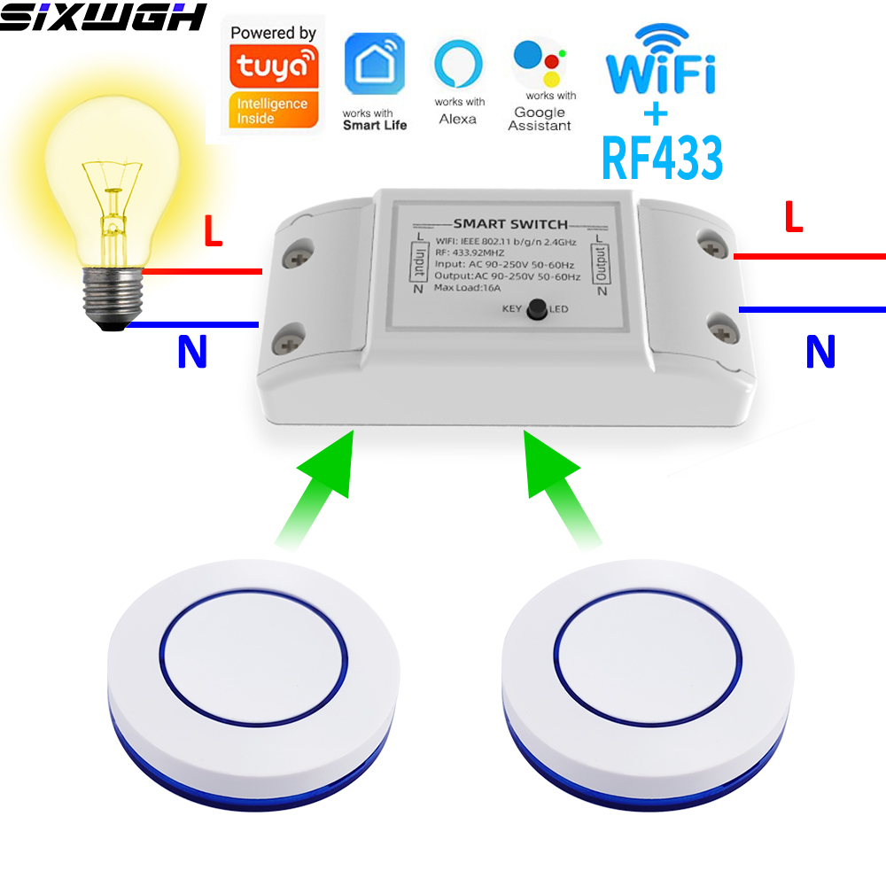 16A WiFi Tuya Smart Switch Wir - Smart Relay Tuya recension och pris