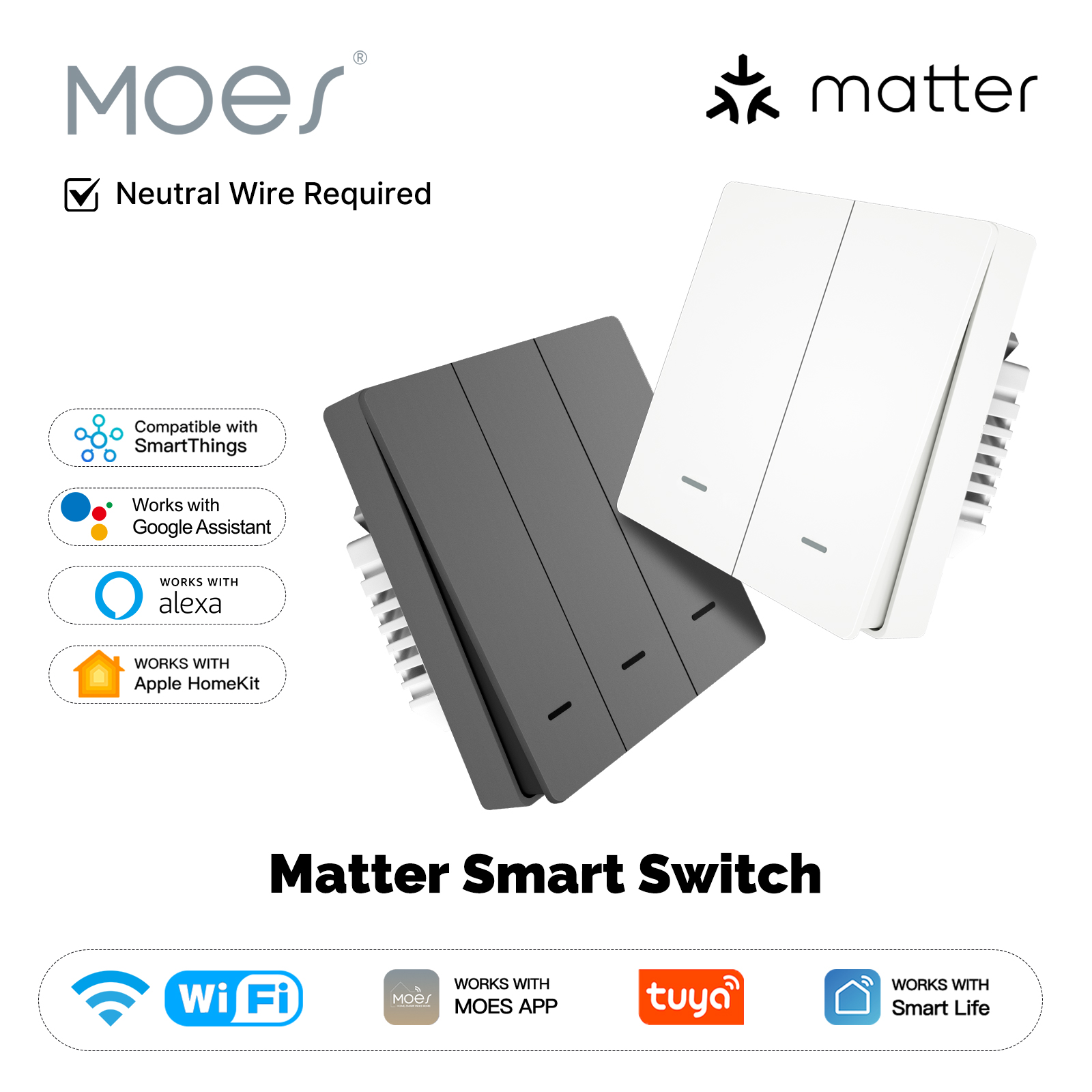 MOES Matter Tuya WiFi Smart Li - Smart Relay Tuya recension och pris