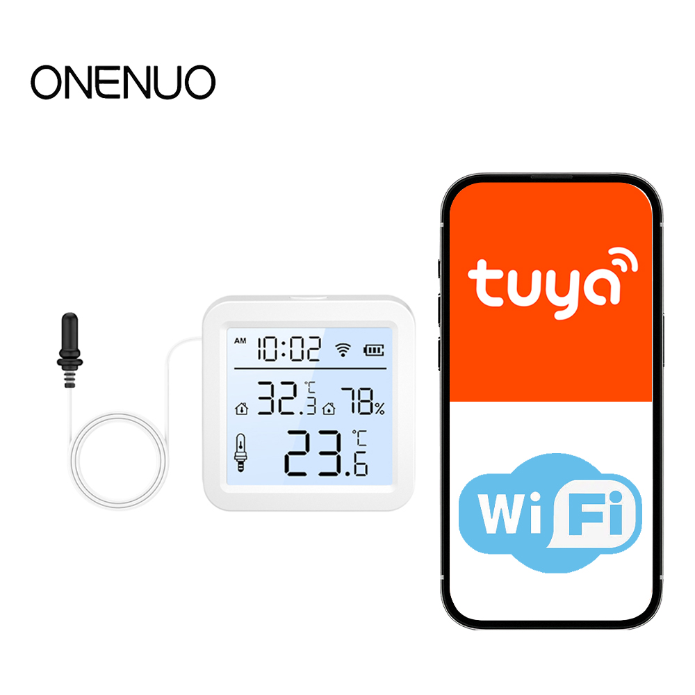 WiFi Humidity Temperature Sens - Tuya Smart recension och pris