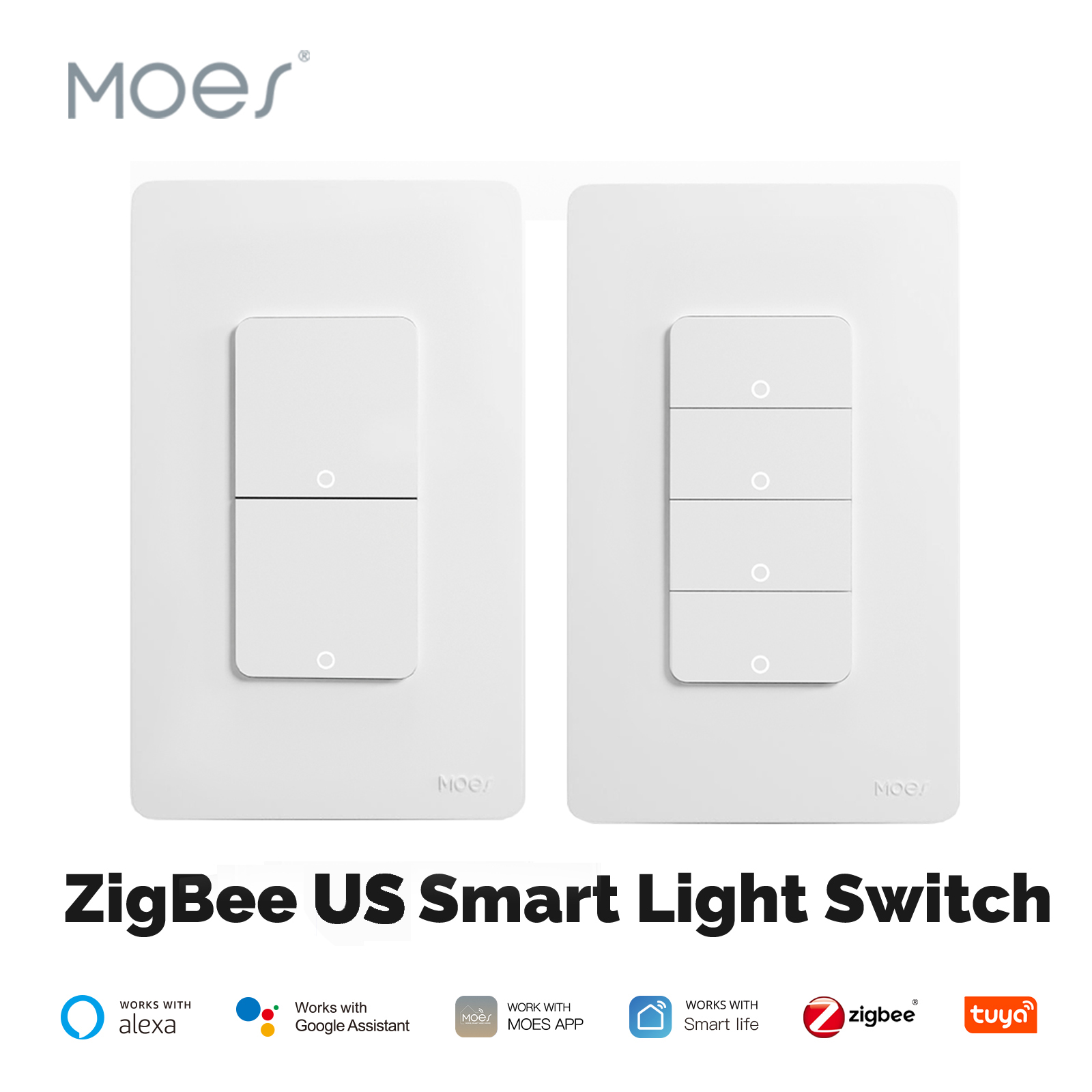 MOES Tuya ZigBee Smart Light S - Sonoff Basic recension och pris