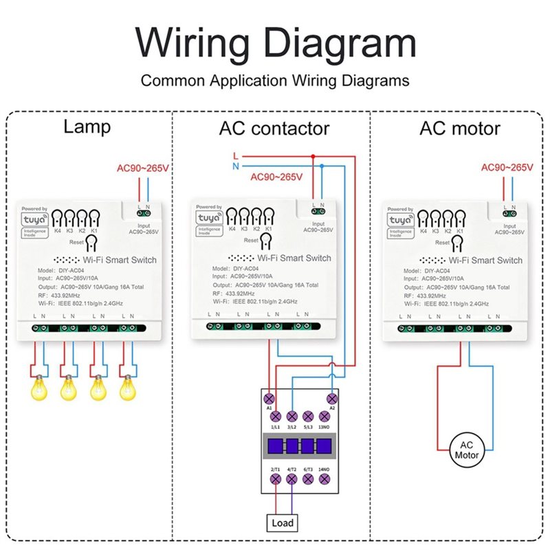 T24C Tuya Garage Door Wifi Rel - Tuya 4 Channel recension och pris