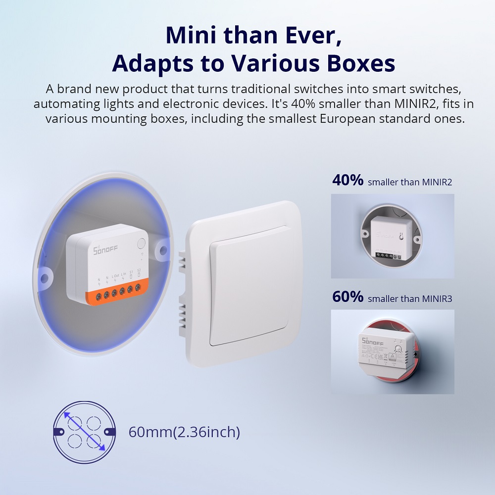 Sonoff Mini R4 Extreme Wifi Sm - Sonoff recension och pris